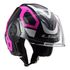 Capacete LS2 OF570 Verso Marker Black Pink 4